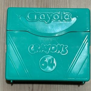 Crayola Retired Color Magic Mint Crayon Storage Box for 64 Crayons